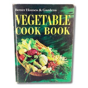 BETTER HOMES & GARDENS Vegetable Cookbook ~ Vintage 1950s 1960s recipes book
